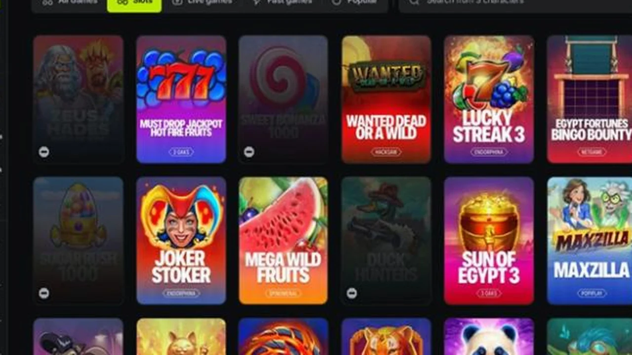 Jetton casino screen with lobby discovery controls for jetton.tg4.casino
