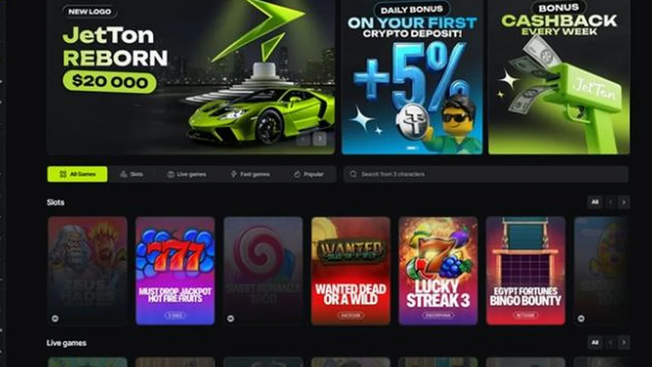 Jetton casino interface overview for jetton.tg4.casino